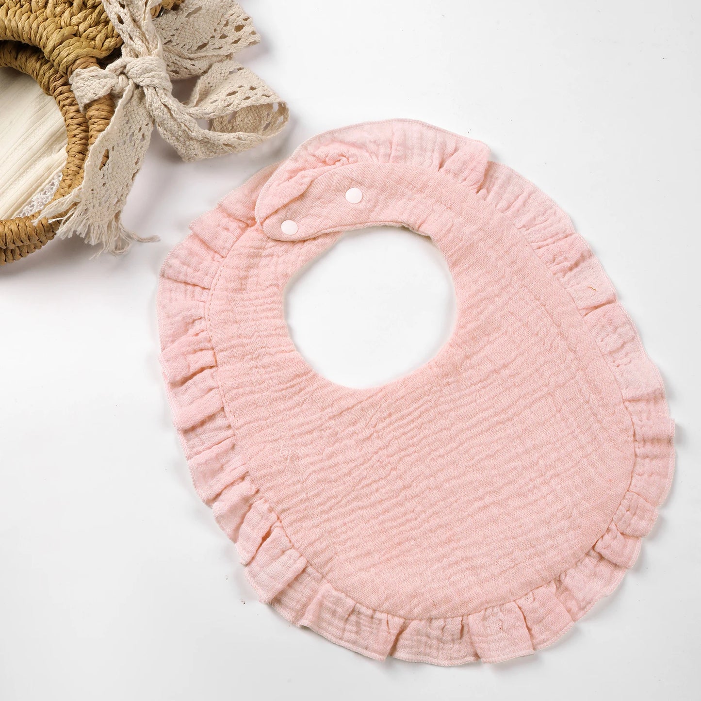 Floral Lace Baby Bib