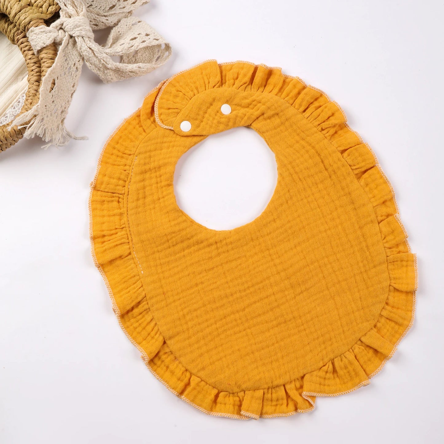 Floral Lace Baby Bib