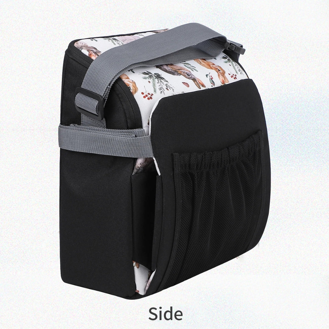 2-in-1 Baby Booster Seat with Diaper Bag
