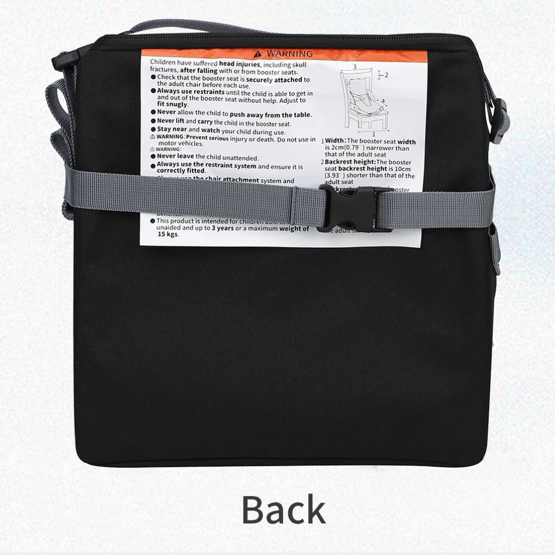 2-in-1 Baby Booster Seat with Diaper Bag