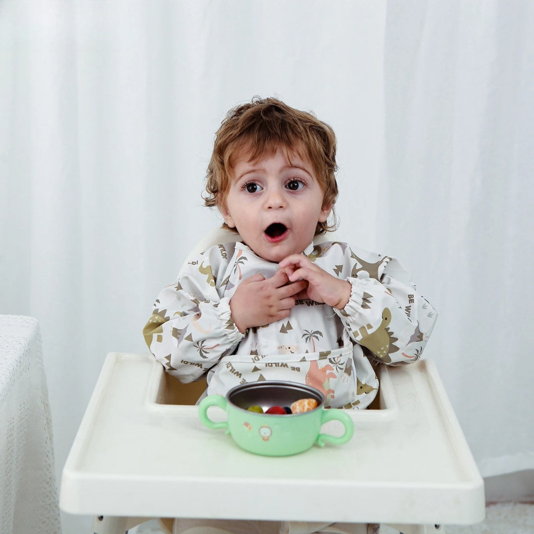 Long Sleeve Waterproof Baby Bib