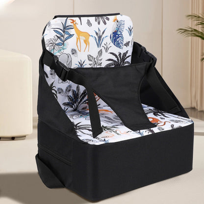 2-in-1 Baby Booster Seat with Diaper Bag