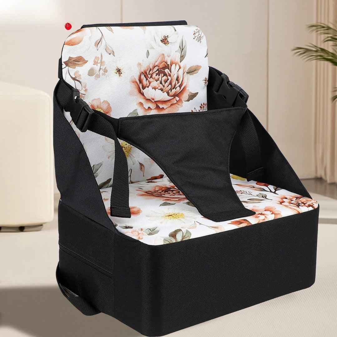 2-in-1 Baby Booster Seat with Diaper Bag