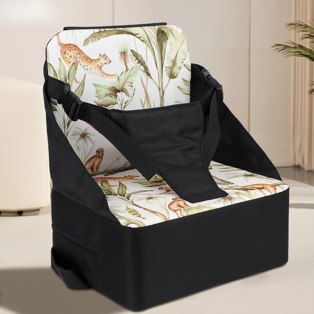 2-in-1 Baby Booster Seat with Diaper Bag