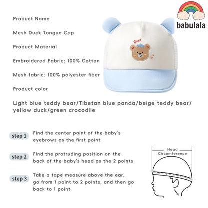 Summer baseball cap for kids