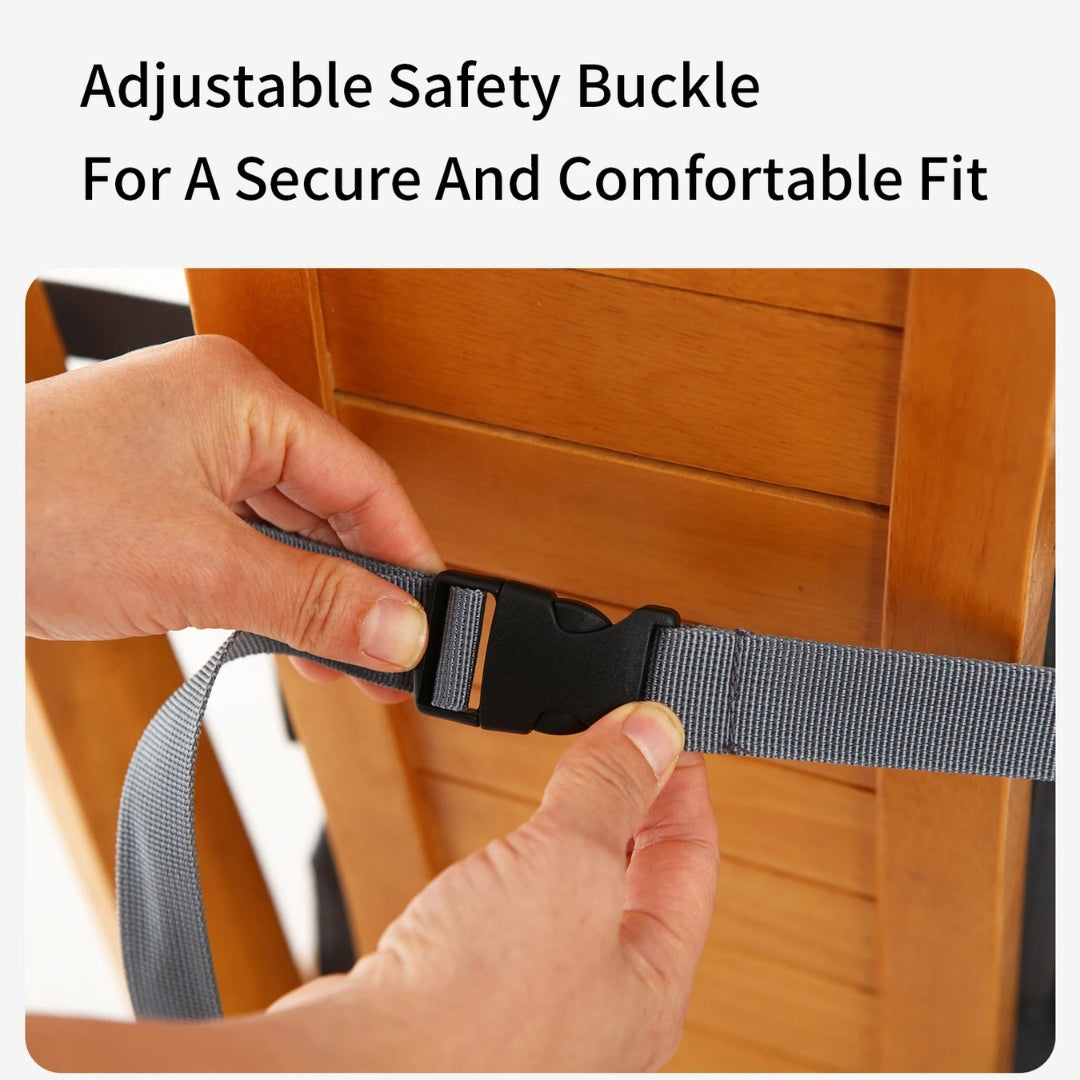 2-in-1 Baby Booster Seat with Diaper Bag