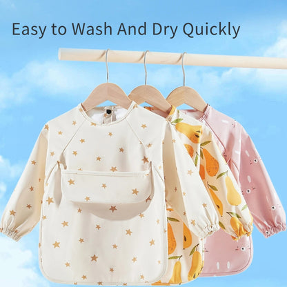 Long Sleeve Waterproof Baby Bib