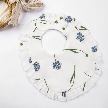 Floral Lace Baby Bib