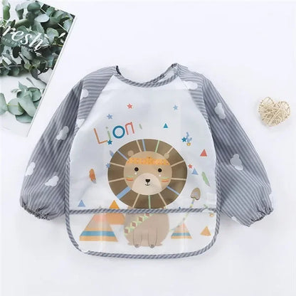 Long Sleeve Waterproof Baby Bib
