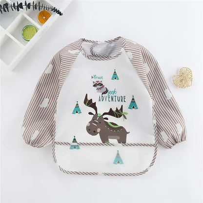 Long Sleeve Waterproof Baby Bib
