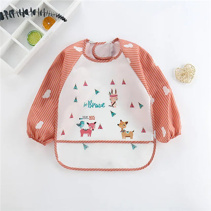 Long Sleeve Waterproof Baby Bib