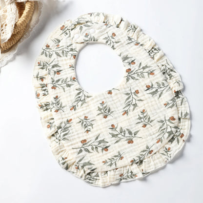 Floral Lace Baby Bib