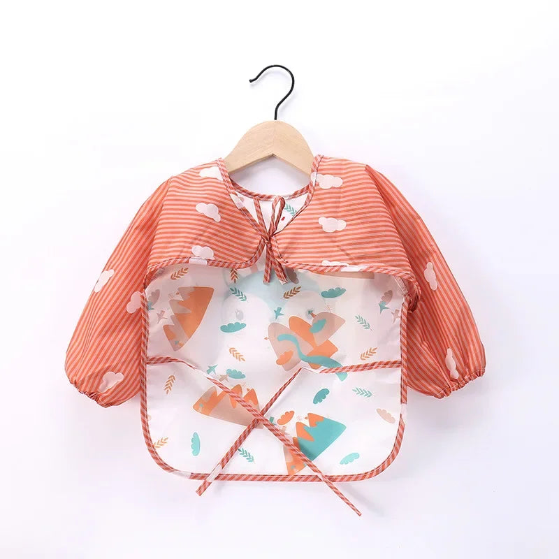 Long Sleeve Waterproof Baby Bib