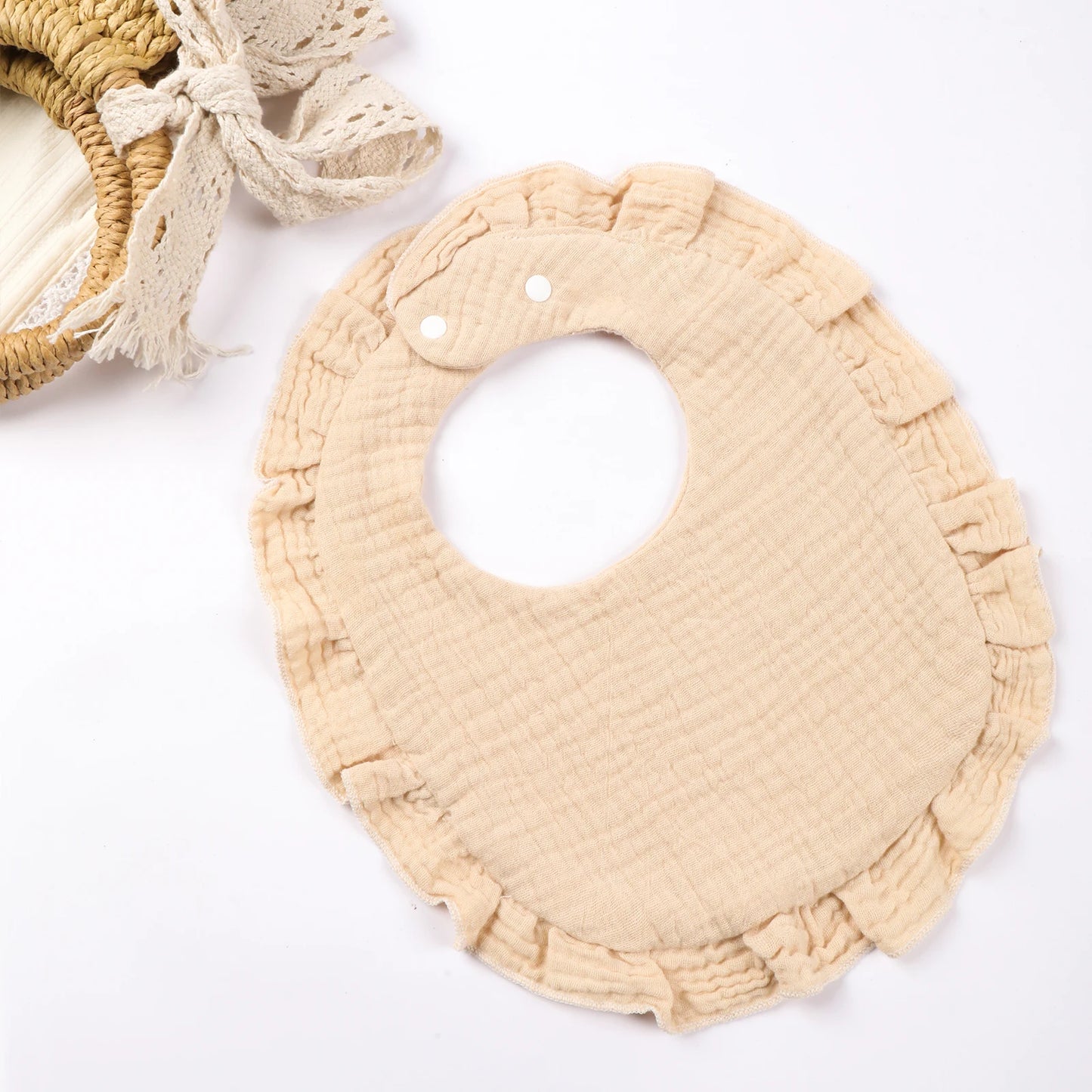 Floral Lace Baby Bib