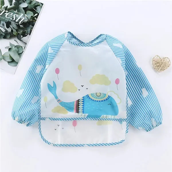 Long Sleeve Waterproof Baby Bib