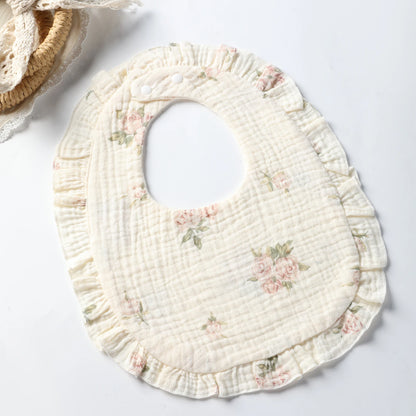 Floral Lace Baby Bib