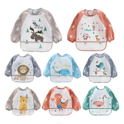 Long Sleeve Waterproof Baby Bib