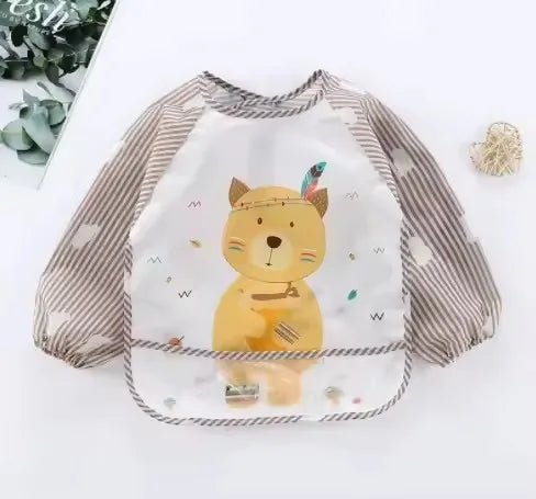 Long Sleeve Waterproof Baby Bib