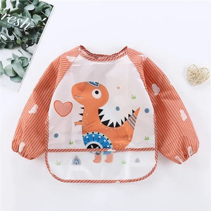 Long Sleeve Waterproof Baby Bib