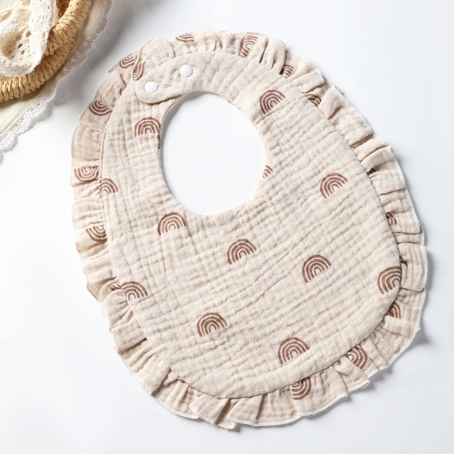 Floral Lace Baby Bib